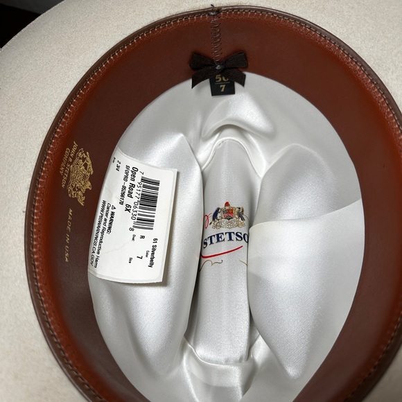 Stetson open road 6x silverbelly size 7 - Picture 5 of 5
